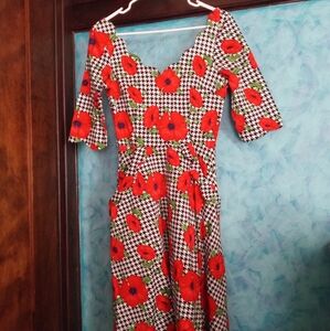 Vintage style floral dress